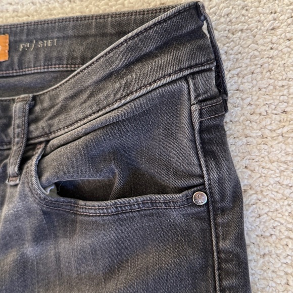Anthropologie Pilcro and The Letterpress Jeans Charcoal Grey Mid-Rise Skinny 30 - Picture 5 of 8